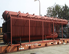 Calentador de tubos de agua China con rejilla  de 12 toneladas instalado en Filipinas.